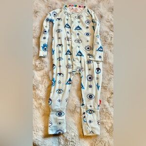 🧿 Magnetic Me Eye Wish Modal Footie 6-9 Months Evil Eye Lucky 🪬